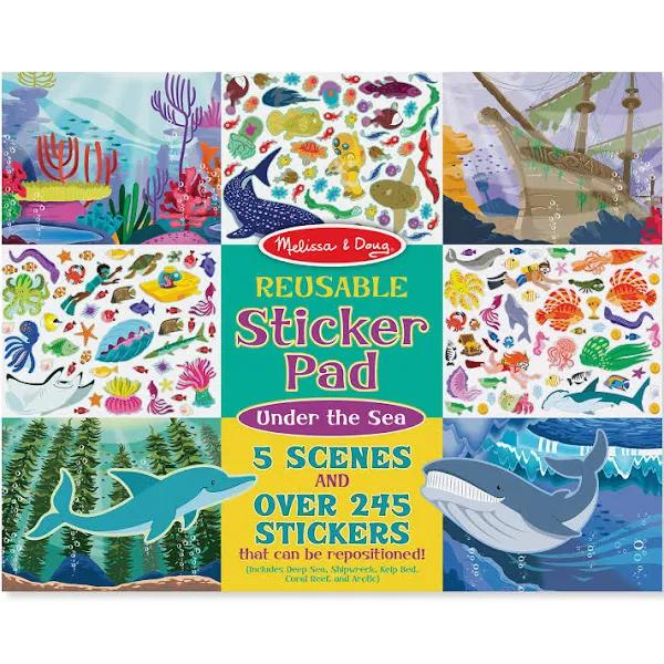 Melissa & Doug - Reusable Sticker Pad - Under The Sea