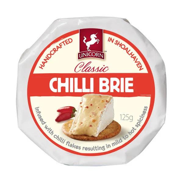 Unicorn Classic Brie Chilli 125g