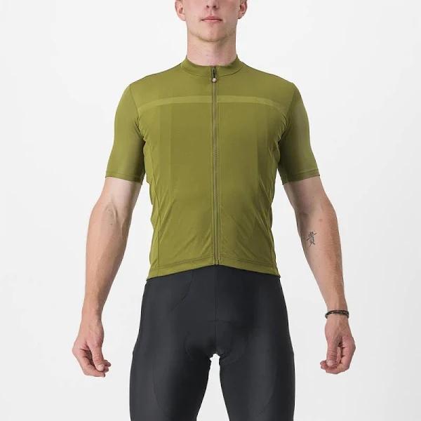 Castelli Classifica Jersey in Avocado Green