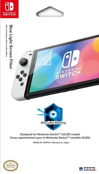 Hori Blue Light Cut Screen Protective Filter For Nintendo Switch OLED