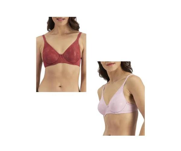 Berlei 2 Pack x Womens Sweatergirl Bra - Pink/Red