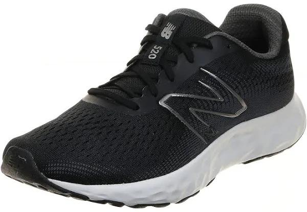 New Balance Men's 520v8 Black/White - Size 13