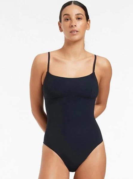 Jets Jetset Tank One Piece , Deep Navy , Size 12