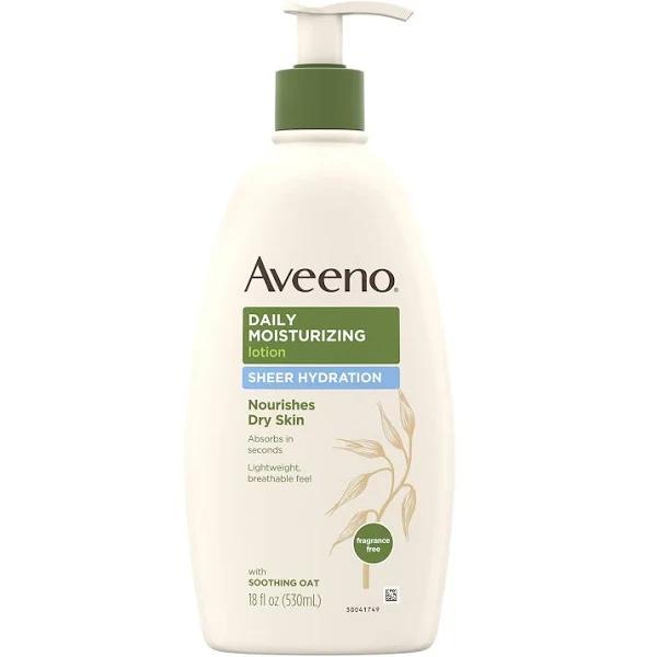 Aveeno Sheer Hydration Daily Moisturizing Dry Skin Lotion, 18 fl. oz