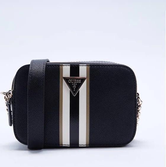 Guess - Women's Black Cross-body Bags - Noelle Camera Crossbody Bag - Size One Size at The Iconic