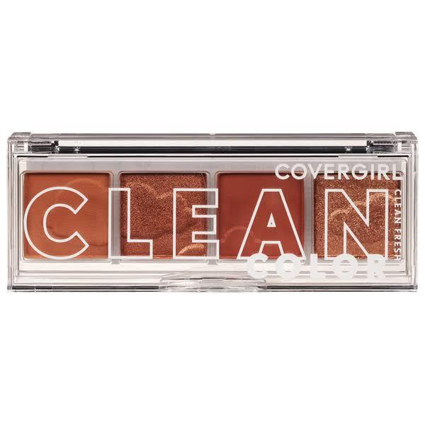 Covergirl Clean Colour Eyeshadow Quad #252 Spiced Copper