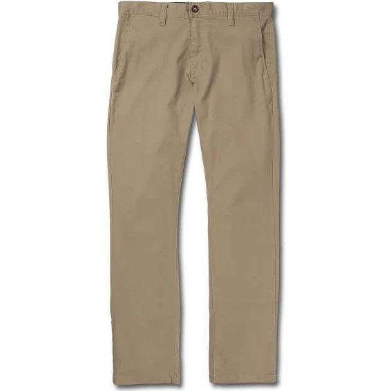 Volcom Men's Frickin Modern Stretch - Khaki - 28 - AfterPay & zipPay Available