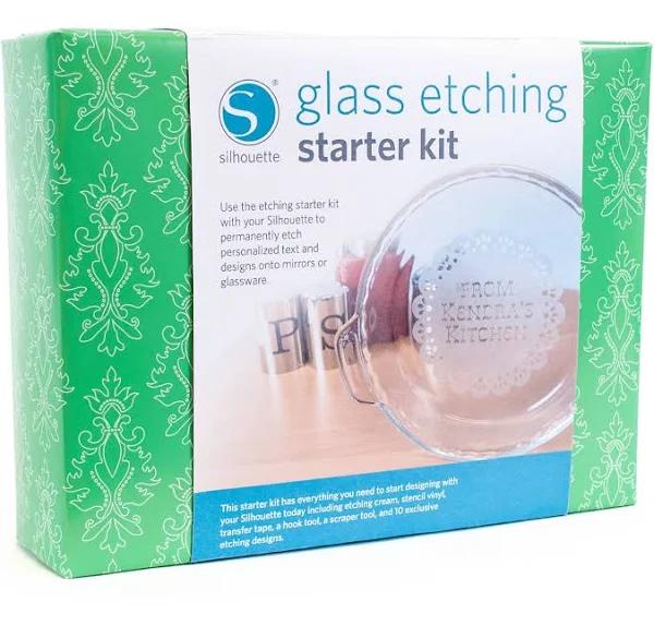 Silhouette Glass Etching Starter Kit | Bakeware