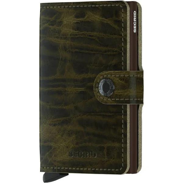 Secrid - Miniwallet Saffiano (Olive)