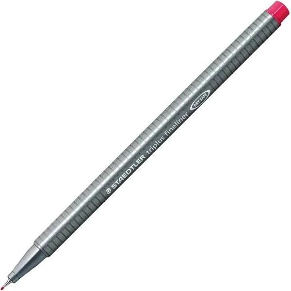 Staedtler Triplus Fineliner Pen 334 23 Bordeaux Red Pack of 10