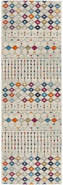 Mirage Peggy Tribal Morrocan Style Multi Runner Rug 400X80CM