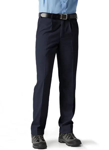 Biz Collection BS10110S Mens Stout Detroit Pant Navy / 127S