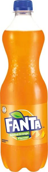 Fanta Soft Drink - Orange Flavoured, 750 ml Pet Bottle