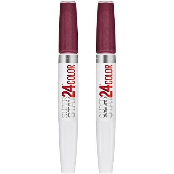 Maybelline Superstay 2-Step Longwear Liquid Lipstick 4.1ml - 50 Unlimited Raisin x 2