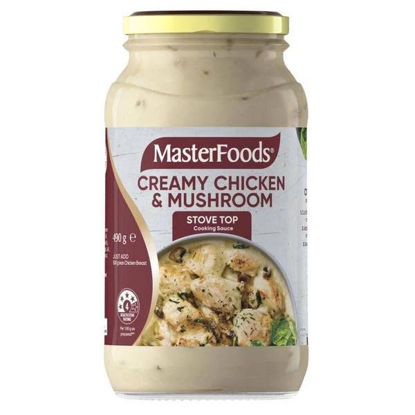 Masterfoods Creamy Chicken & Mushroom Simmer Sauce 490g