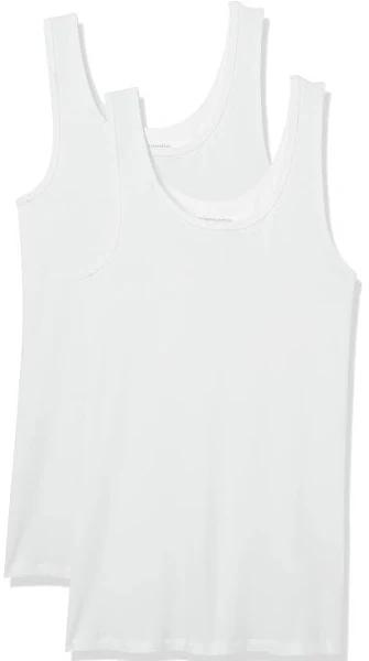 Amazon Essentials Women's Slim-Fit Tank, Pack of 2