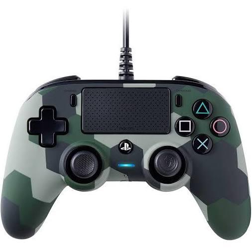 Nacon Compact Wired Controller (Camo Green) PS4