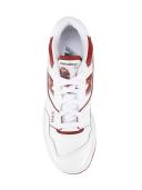 New Balance Women's 550 White/Brick Red - Size 5