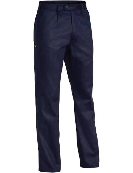 Bisley Original Cotton Drill Work Pants BP6007, Navy / 107R