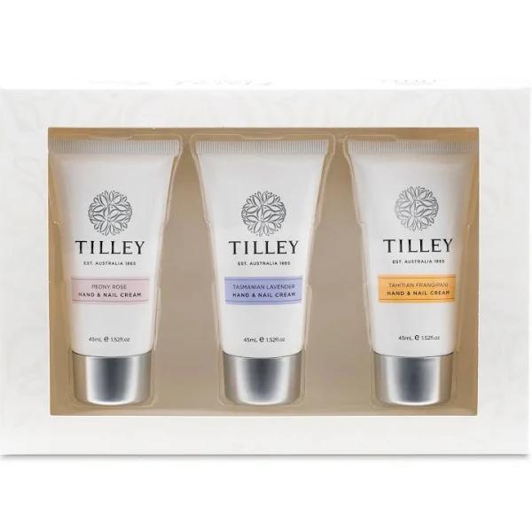 Tilley Hand & Nail Cream Trio Gift Set - Floral