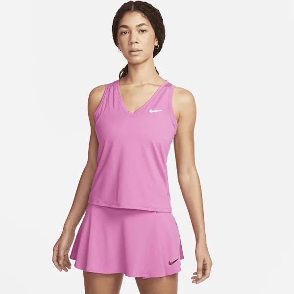 Nike Court Victory Women Tennis Tank - Cosmic Fuchsia/White, L