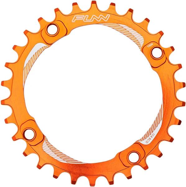 Funn Chain Ring - Solo Narrow Wide - 36T - 104mm BCD - Orange