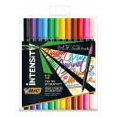 Bic Intensity Dual Tip Fineliner Assorted 12 Pack