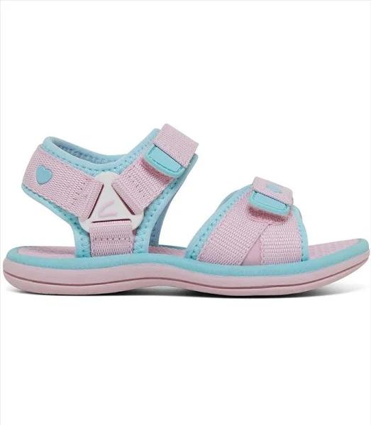 Clarks Girls Fern Sandal Pink Turquoise Size 1