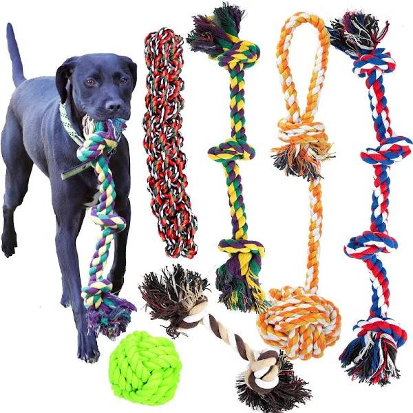 Youngever 6 Pack Dog Rope Toys, Puppy Chew Toys Dog Toys For Medium to Large Dogs