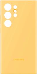 Samsung Silicone Case For Galaxy S24 Ultra (Yellow)