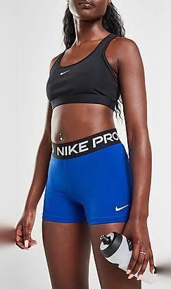 Nike Pro 3 Inch Shorts - Blue - M