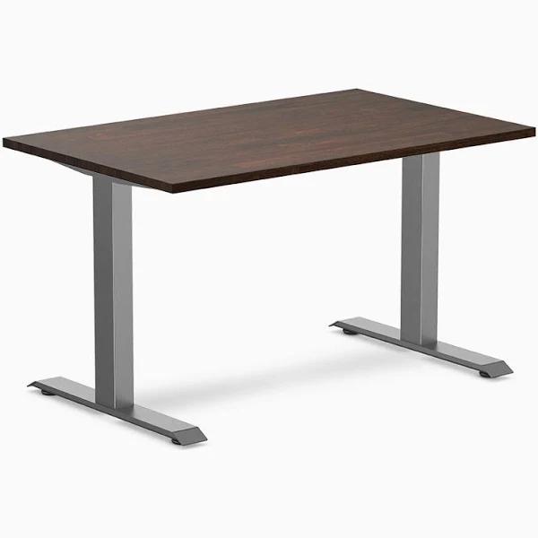 Desky Zero Rubberwood Office Desk - Dark Walnut