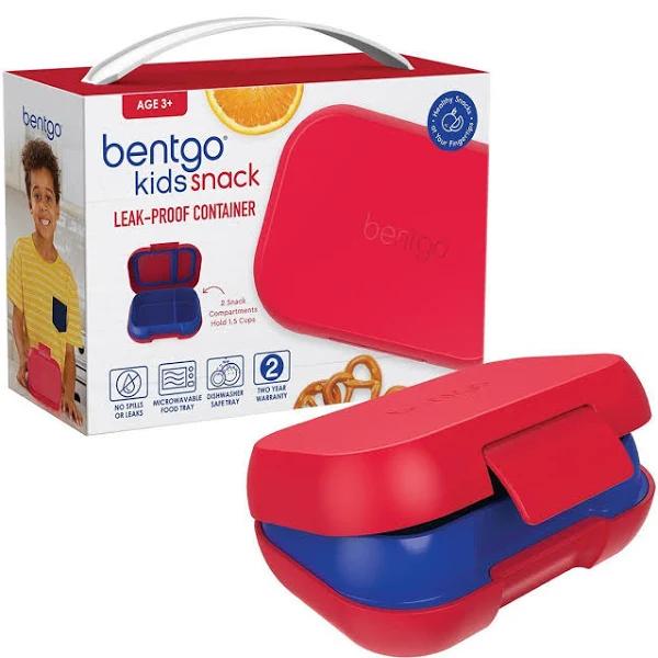 Bentgo Kid's Snack Chill Leak-proof Bento Food Container School Picnic Red/Royal - AfterPay & zipPay Available