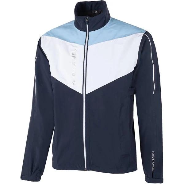 Galvin Green Mens Armstrong Gore-Tex Paclite Waterproof Jacket - Mens Navy/White/Blue Bell Sml