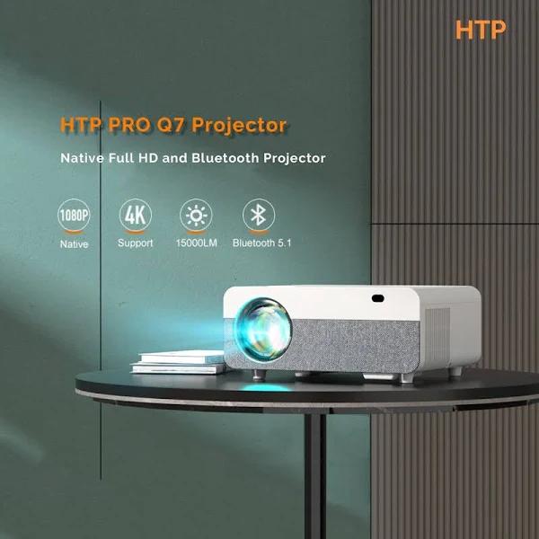 2023 New Native 1080P 10000LM Bluetooth Home Theater LED Projector Support 4K 4D Keystone