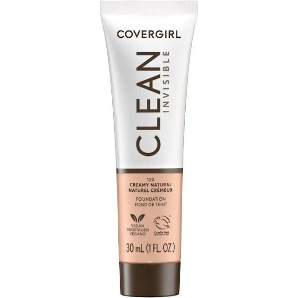 Covergirl Clean Invisible Foundation #120 Creamy Natural