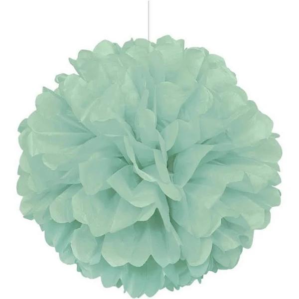 Mint Paper Pom Pom