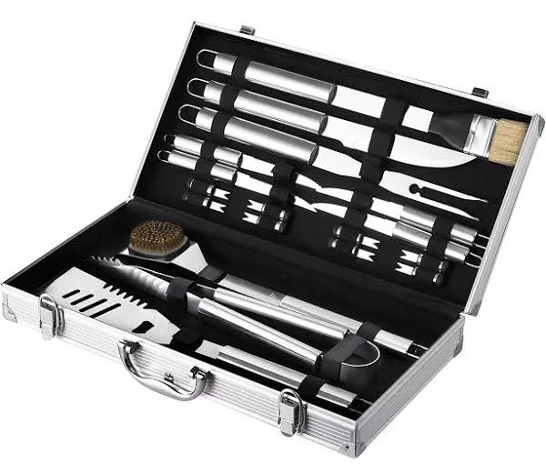 Maverick 18pc BBQ Tool Set With Aluminium Case