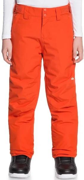 Quiksilver Estate Boys Snow Pant - Pureed Pumpkin