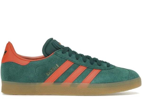 Adidas Gazelle Collegiate Green Preloved Red