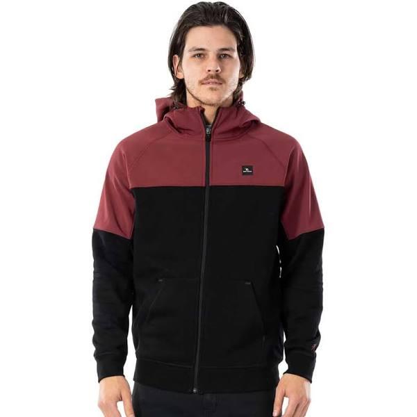 Rip Curl Anti-Series Viral Zip Fleece Jacket - Maroon