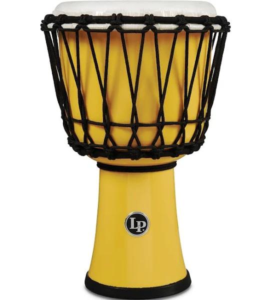 LP 7" Rope Tuned Circle Djembe With Perfect-Pitch Head (Yellow)