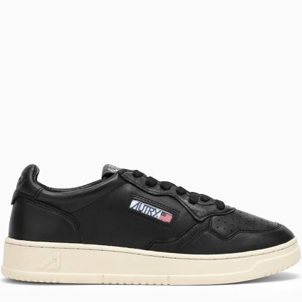 Autry | Black Leather Medalist Low-top Sneakers