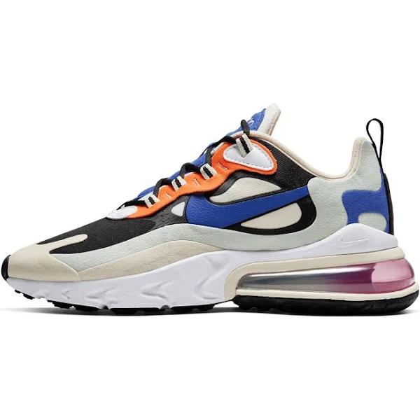 Nike Air Max 270 React Fossil/Hyper Blue Women's Shoes, Fossil/Hyper Blue-Black-Pistachio Frost, Size: 7