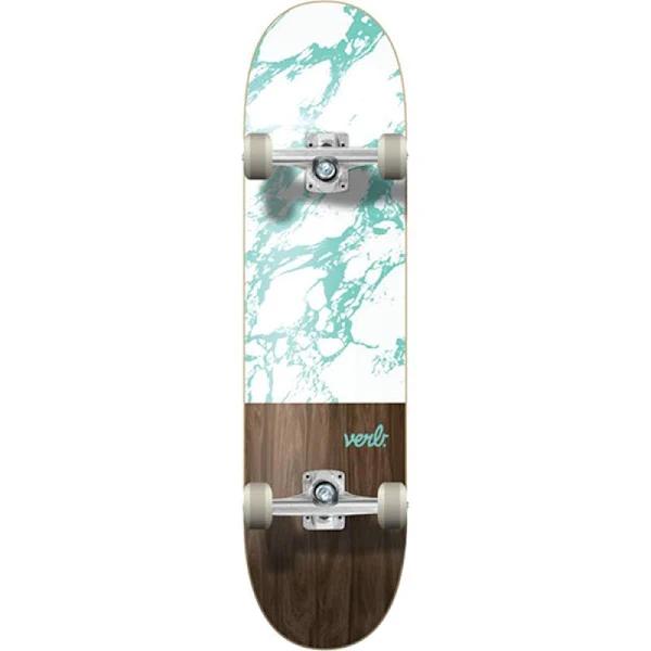 Complete Skateboard Verb Marble Dip (White)