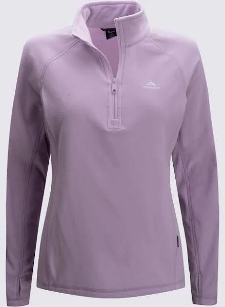 Macpac Women's Tui Fleece Pullover | Colour: Lavender Frost/Pink/Purple