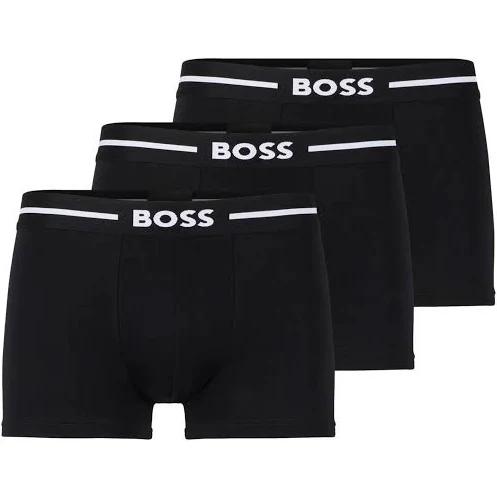 Boss Mens Black 3 Pack Bold Boxers Large