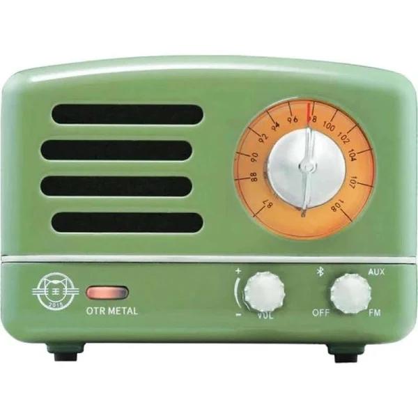 MUZEN OTR Metal Portable FM Radio Bluetooth Speaker - Green