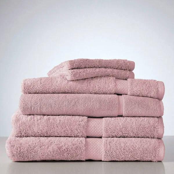 Canningvale Royal Splendour 6 Piece Towel Set - Rosette, Combed Cotton