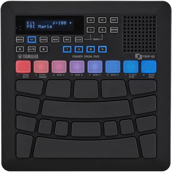 Yamaha FGDP-50 Rechargeable Finger Drum Pad With Playback Sampler and Built-in Speaker